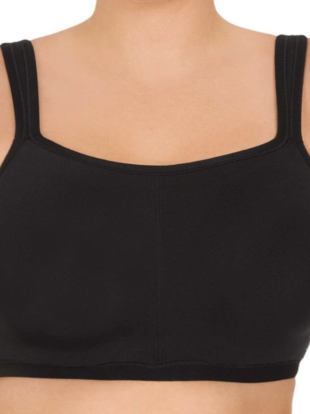 Natori 731050 Women's Yogi Contour Convertible Sports Bra Underwire Black 38DD